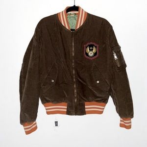Gucci 2017 Striped Varsity Jacket Designed by Alessandro Michele size M​​​​​